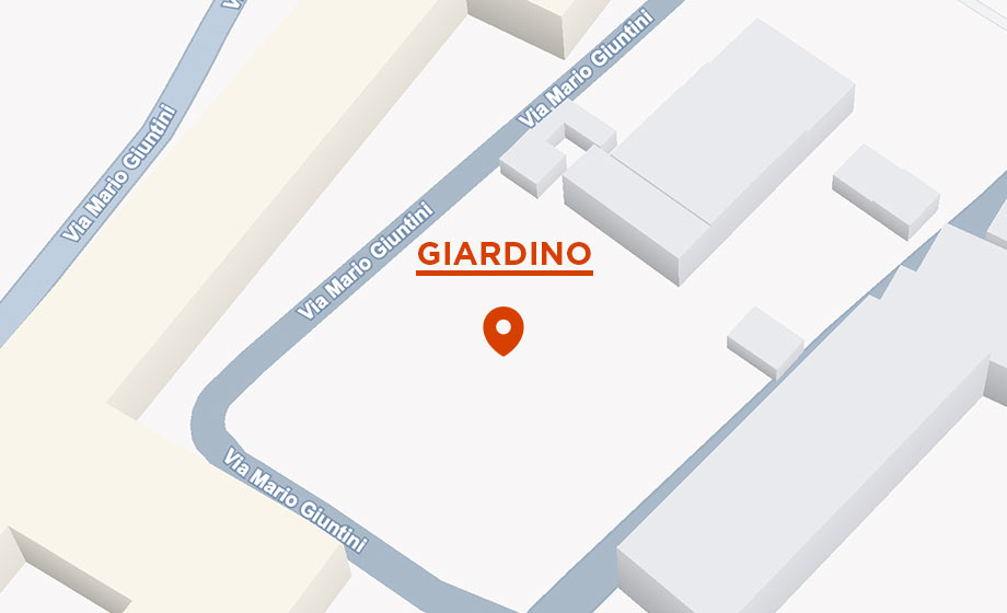 Giardino - collocazione del terzo pannello